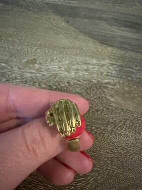 Gold Adjustable Hand Ring